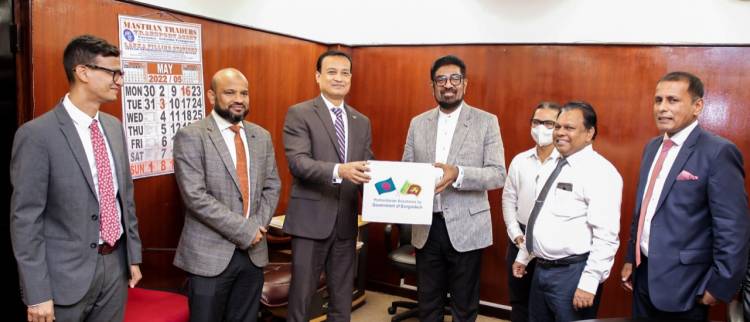 பங்களாதேஷினால் இலங்கைக்கு மருந்துப் பொருட்கள் அன்பளிப்பு  